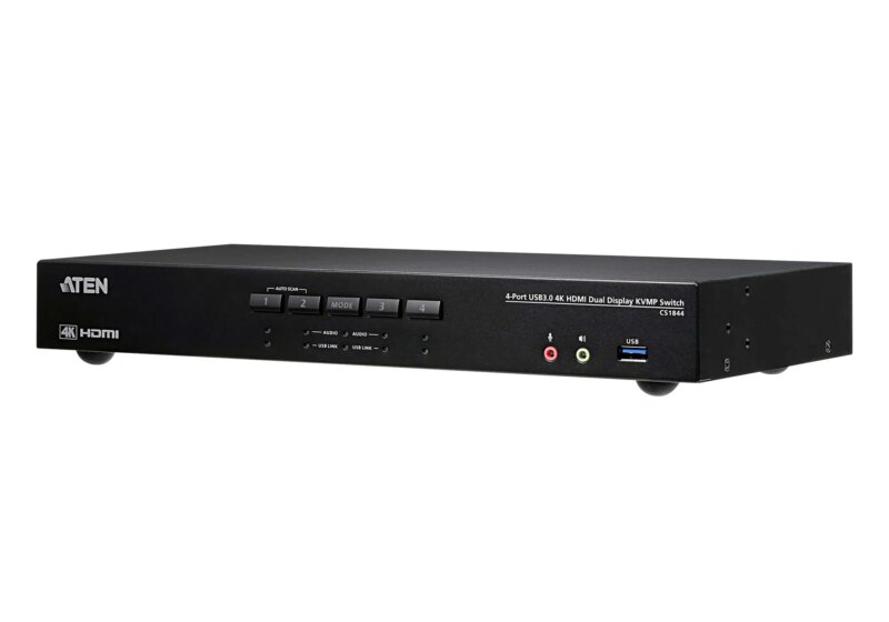 4-Port USB 3.0 4K HDMI Dual Display KVMP™ Switch HDMI 2.0 standard and supports up to 4K DCI (4096 x 2160 @ 60Hz) (CS1844)_1