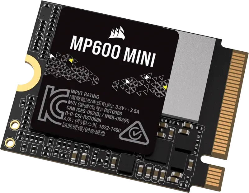 Corsair MP600 MINI 2TB M.2 NVMe PCIe Gen. 4 x4 SSD; Read Up To 7000MB/s; Write up to 6200MB/s (CSSD-F2000GBMP600MNR2)_3