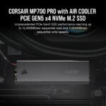 Corsair MP700 PRO 2TB M.2 NVMe PCIe Gen. 5 x4 SSD with Cooler; Read Up To 12 400MB/s; Write up to 11 800MB/s (CSSD-F2000GBMP700PRO)_1