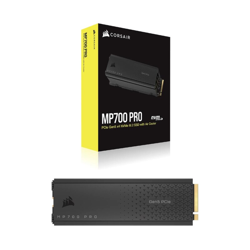 Corsair MP700 PRO 2TB M.2 NVMe PCIe Gen. 5 x4 SSD with Cooler; Read Up To 12 400MB/s; Write up to 11 800MB/s (CSSD-F2000GBMP700PRO)_13