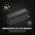 Corsair MP700 PRO 2TB M.2 NVMe PCIe Gen. 5 x4 SSD with Cooler; Read Up To 12 400MB/s; Write up to 11 800MB/s (CSSD-F2000GBMP700PRO)_3