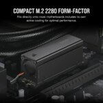 Corsair MP700 PRO 2TB M.2 NVMe PCIe Gen. 5 x4 SSD with Cooler; Read Up To 12 400MB/s; Write up to 11 800MB/s (CSSD-F2000GBMP700PRO)_9