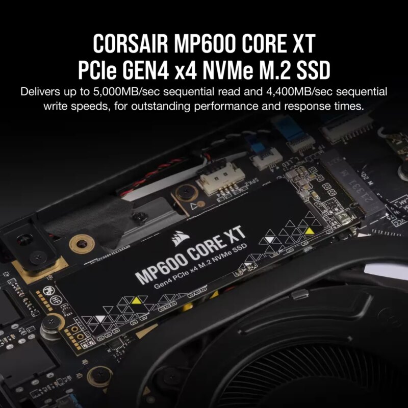 Corsair MP600 CORE XT 4TB NVMe PCIe M.2 SSD; Read Up To 5000MB/s; Write up to 4400MB/s (CSSD-F4000GBMP600CXT) - Image 33