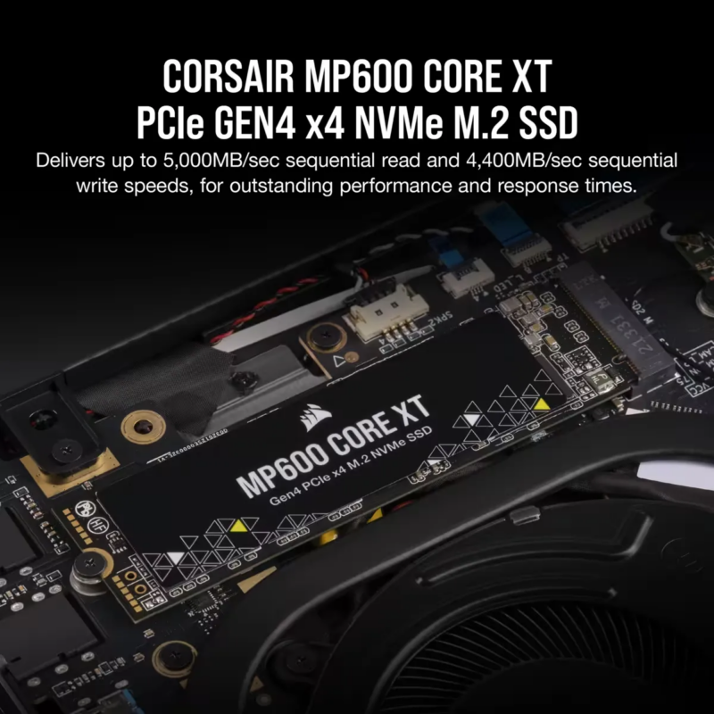 Corsair MP600 CORE XT 4TB NVMe PCIe M.2 SSD; Read Up To 5000MB/s; Write up to 4400MB/s (CSSD-F4000GBMP600CXT) - Image 34