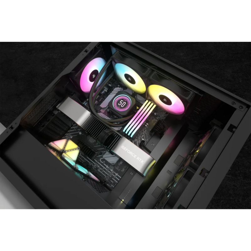 Corsair iCUE H100i ELITE LCD XT 240mm Liquid CPU Cooler AMD: AM5; AM3/4; sTRX4; sTR5 | Intel LGA: 1700/1851; 115X; 1200; 2011 (CW-9060074-WW)_1