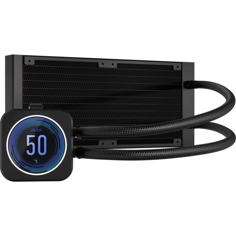 Corsair iCUE H100i ELITE LCD XT 240mm Liquid CPU Cooler AMD: AM5; AM3/4; sTRX4; sTR5 | Intel LGA: 1700/1851; 115X; 1200; 2011 (CW-9060074-WW)_11