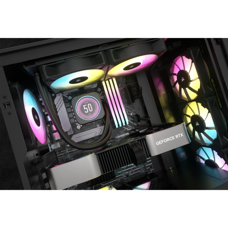 Corsair iCUE H100i ELITE LCD XT 240mm Liquid CPU Cooler AMD: AM5; AM3/4; sTRX4; sTR5 | Intel LGA: 1700/1851; 115X; 1200; 2011 (CW-9060074-WW)_5