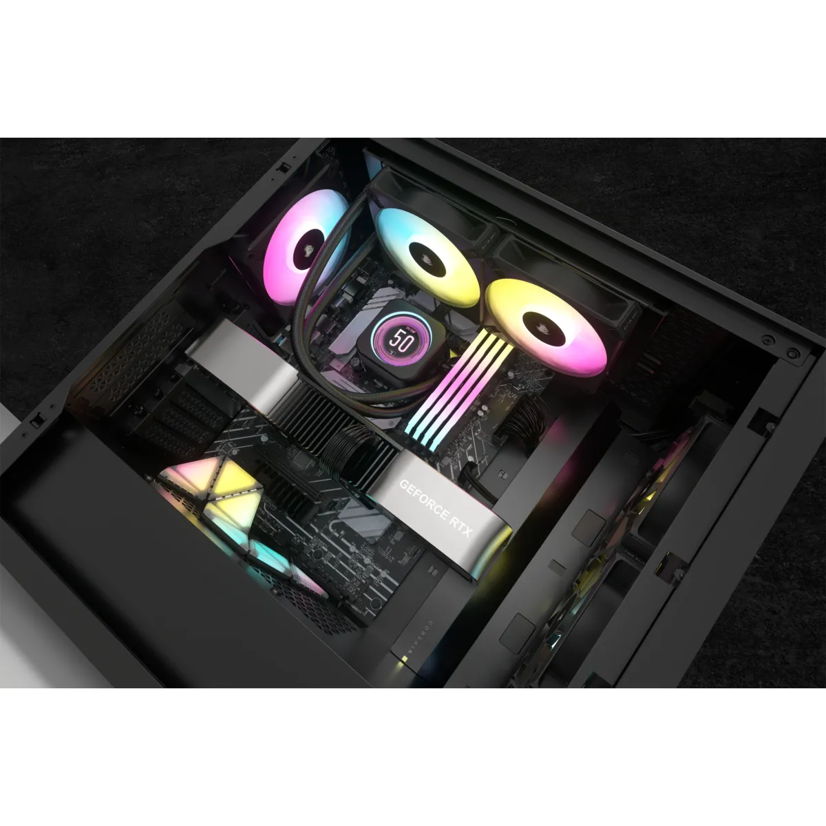 Corsair iCUE H100i ELITE LCD XT 240mm Liquid CPU Cooler AMD: AM5; AM3/4; sTRX4; sTR5 | Intel LGA: 1700/1851; 115X; 1200; 2011 (CW-9060074-WW)