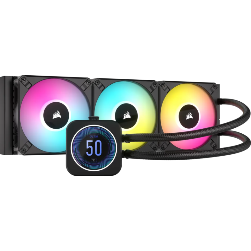 Corsair iCUE H150i ELITE LCD XT 360mm Liquid CPU Cooler AM5; AM3/4; sTRX4; sTR5 | Intel LGA: 1700/1851; 115X; 1200; 2011; 2011 (CW-9060075-WW)_11