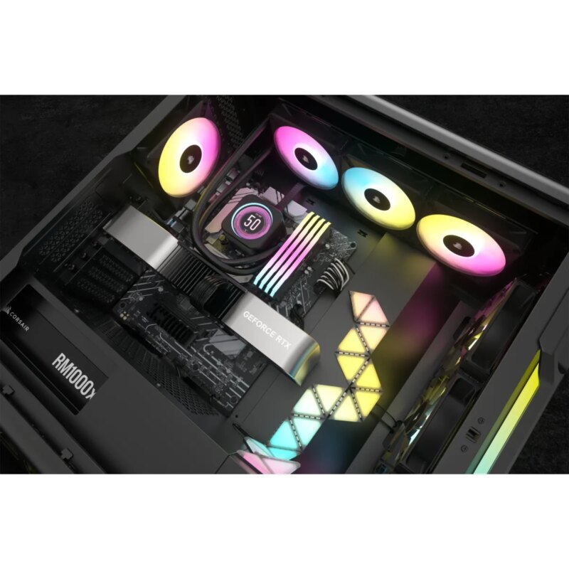 Corsair iCUE H150i ELITE LCD XT 360mm Liquid CPU Cooler AM5; AM3/4; sTRX4; sTR5 | Intel LGA: 1700/1851; 115X; 1200; 2011; 2011 (CW-9060075-WW)_8