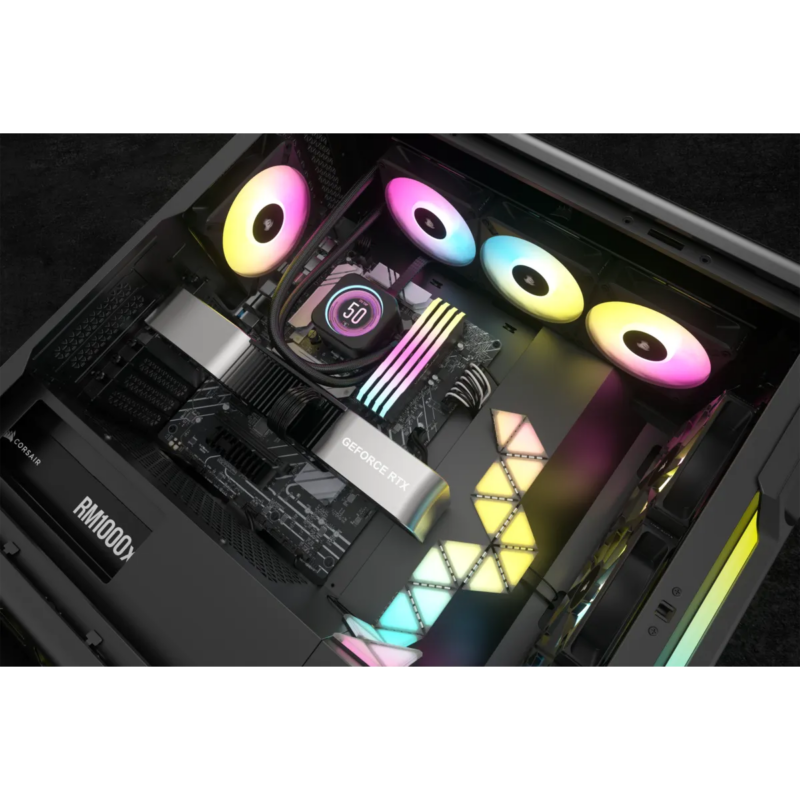Corsair iCUE H150i ELITE LCD XT 360mm Liquid CPU Cooler AM5; AM3/4; sTRX4; sTR5 | Intel LGA: 1700/1851; 115X; 1200; 2011; 2011 (CW-9060075-WW)_9