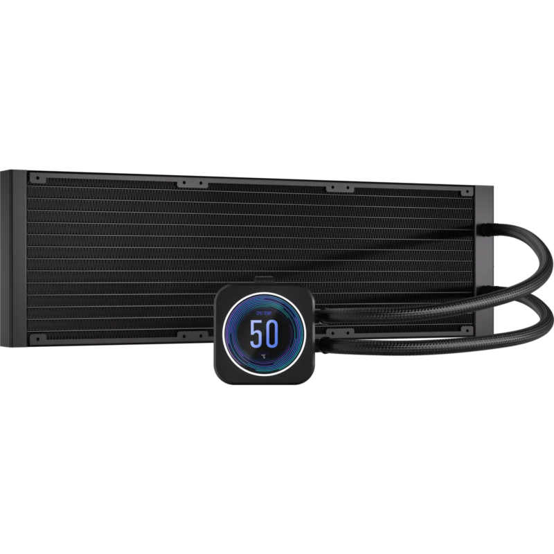Corsair iCUE H170i ELITE LCD XT 420mm Liquid CPU Cooler AMD: AM5; AM3/4; sTRX4; sTR5 | Intel LGA: 1700/1851; 115X; 1200; 2011 (CW-9060076-WW)_3