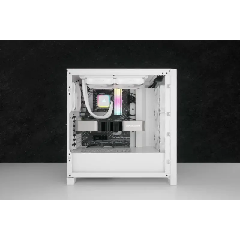 Corsair iCUE H100i ELITE RGB 240mm Liquid CPU Cooler - White AMD: AM5; AM4; sTRX4; sTR5 | Intel LGA: 1700/1851; 1200; 115X; 2066 (CW-9060078-WW)_7