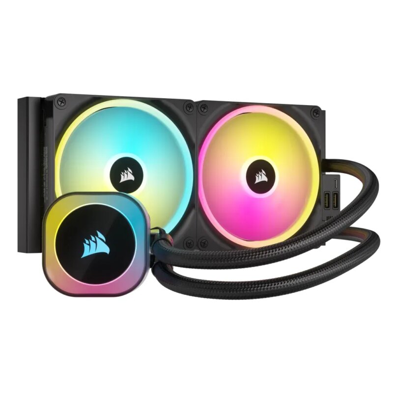 Corsair iCUE LINK H115i RGB Liquid CPU Cooler - QX140 RGB Fans - 280mm Radiator - Fits Intel® LGA 1700; AMD® AM5 - Hub included (CW-9061002-WW) - Image 27