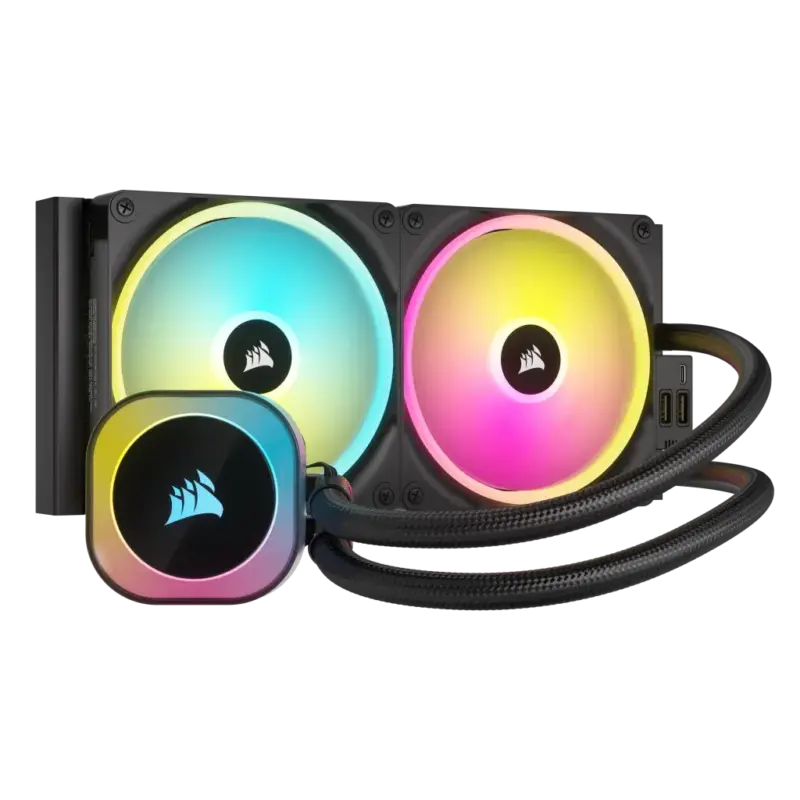Corsair iCUE LINK H115i RGB Liquid CPU Cooler - QX140 RGB Fans - 280mm Radiator - Fits Intel® LGA 1700; AMD® AM5 - Hub included (CW-9061002-WW) - Image 28