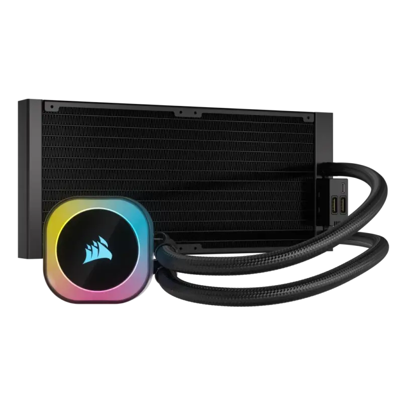 Corsair iCUE LINK H115i RGB Liquid CPU Cooler - QX140 RGB Fans - 280mm Radiator - Fits Intel® LGA 1700; AMD® AM5 - Hub included (CW-9061002-WW)_9