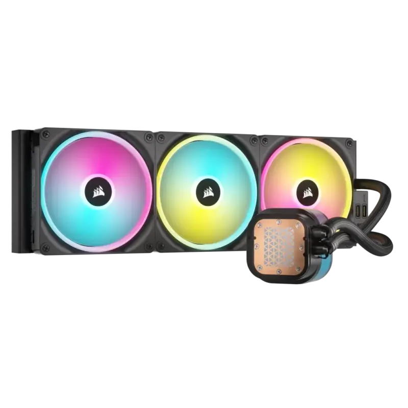Corsair iCUE LINK H170i RGB Liquid CPU Cooler - QX140 RGB Fans - 420mm Radiator - Fits Intel® LGA 1700; AMD® AM5 - Hub Included (CW-9061004-WW)_5