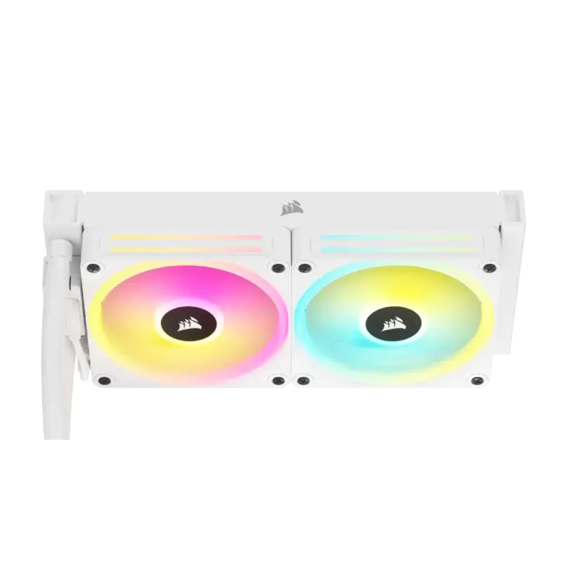 Corsair iCUE LINK H100i RGB Liquid CPU Cooler - QX120 RGB Fans - White - 240mm Radiator - Fits Intel® LGA 1700; AMD® AM5 - Hub I (CW-9061005-WW) - Image 22