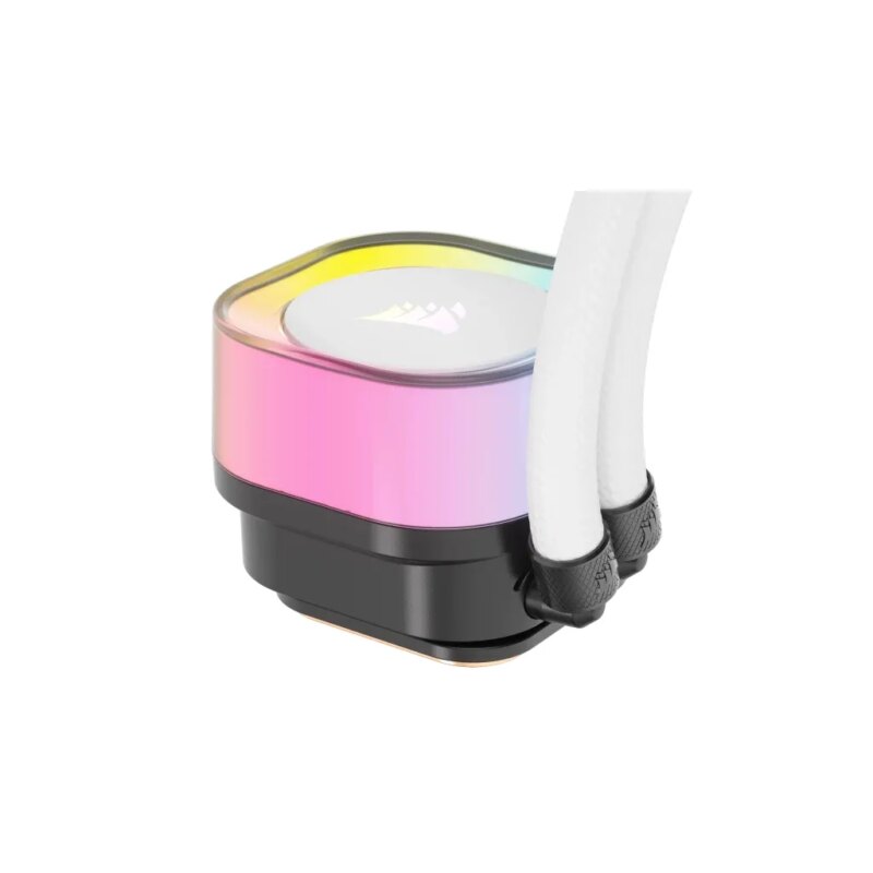 Corsair iCUE LINK H100i RGB Liquid CPU Cooler - QX120 RGB Fans - White - 240mm Radiator - Fits Intel® LGA 1700; AMD® AM5 - Hub I (CW-9061005-WW)_4