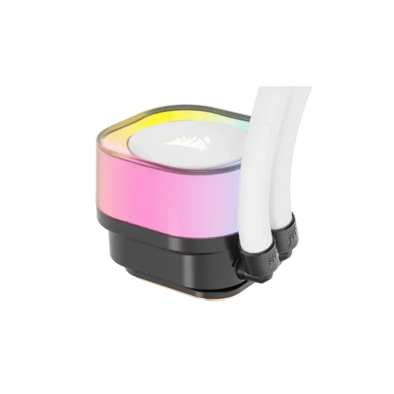Corsair iCUE LINK H100i RGB Liquid CPU Cooler - QX120 RGB Fans - White - 240mm Radiator - Fits Intel® LGA 1700; AMD® AM5 - Hub I (CW-9061005-WW)_5