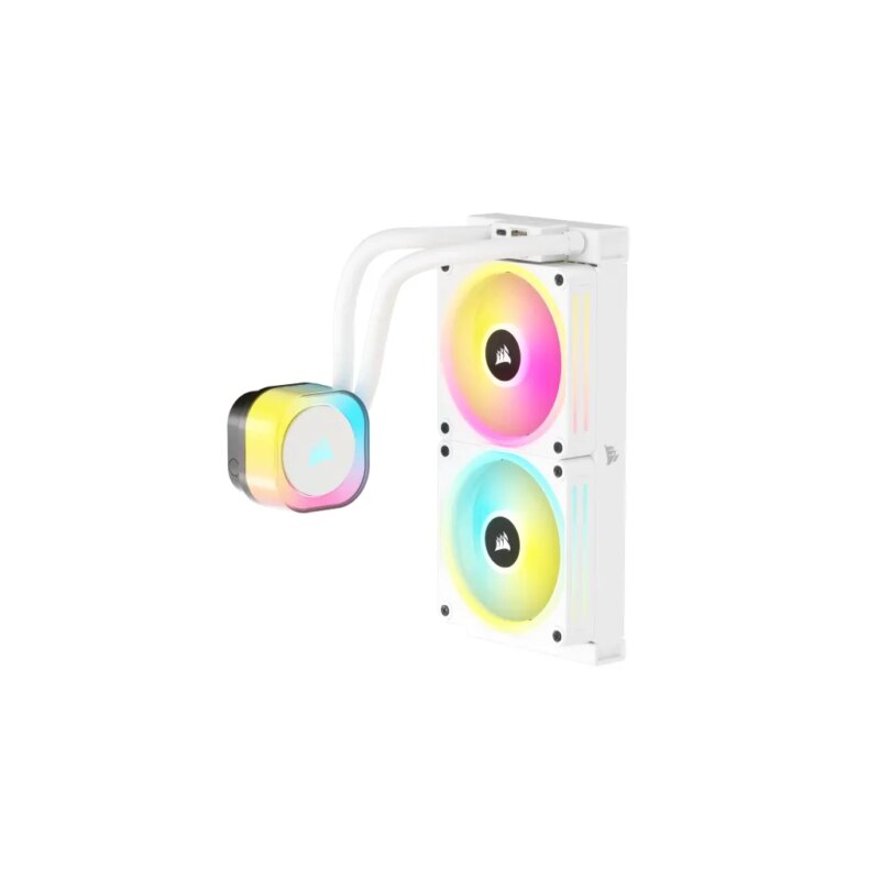 Corsair iCUE LINK H100i RGB Liquid CPU Cooler - QX120 RGB Fans - White - 240mm Radiator - Fits Intel® LGA 1700; AMD® AM5 - Hub I (CW-9061005-WW)_6