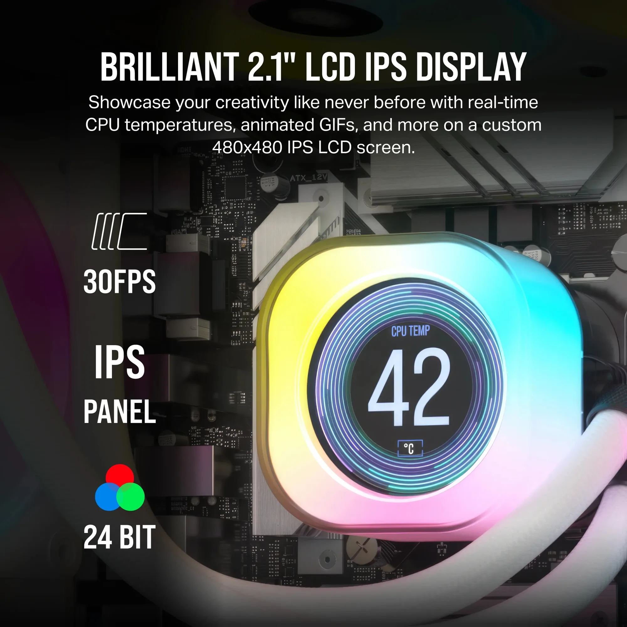 Corsair iCUE LINK AIO LCD Screen Module; White (CW-9061012-WW)