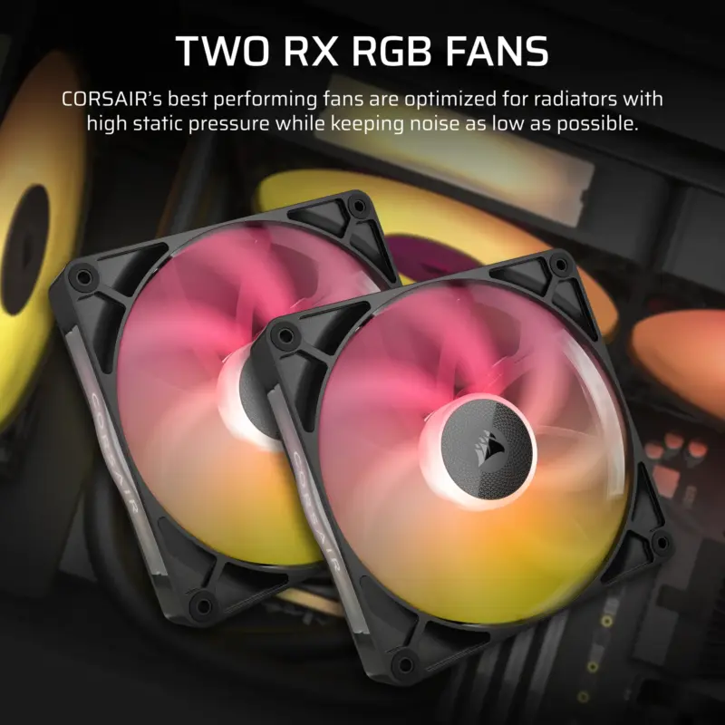Corsair iCUE LINK TITAN 280 RX RGB Liquid CPU Cooler - RX140 RGB Fans – Fits Intel® LGA 1851/1700; AMD® AM5/AM4. (CW-9061017-WW)_2