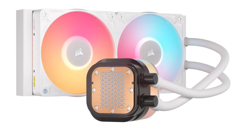 Corsair iCUE LINK TITAN 240 RX LCD Liquid CPU Cooler - White – RX120 RGB Fans – Fits Intel® LGA 1851/1700; AMD® AM5/AM4. (CW-9061025-WW) - Image 18