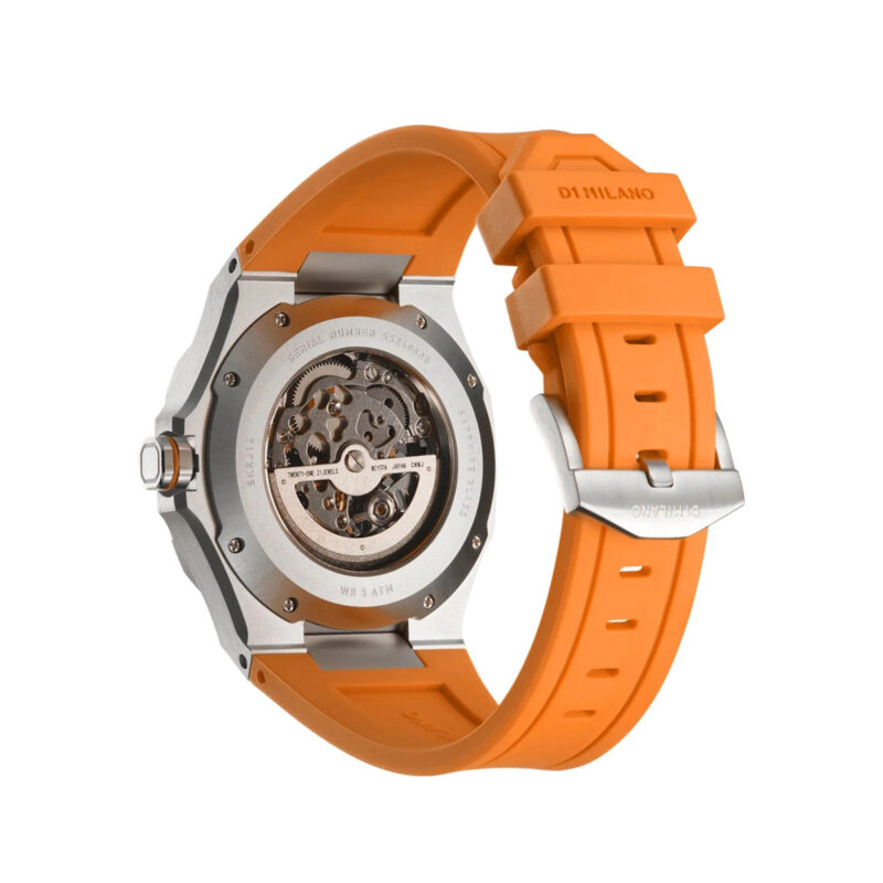 D1 Milano Skeleton Bracelet Slice Orange - Automatic (D1-SKRJ16) Men's Watch_2