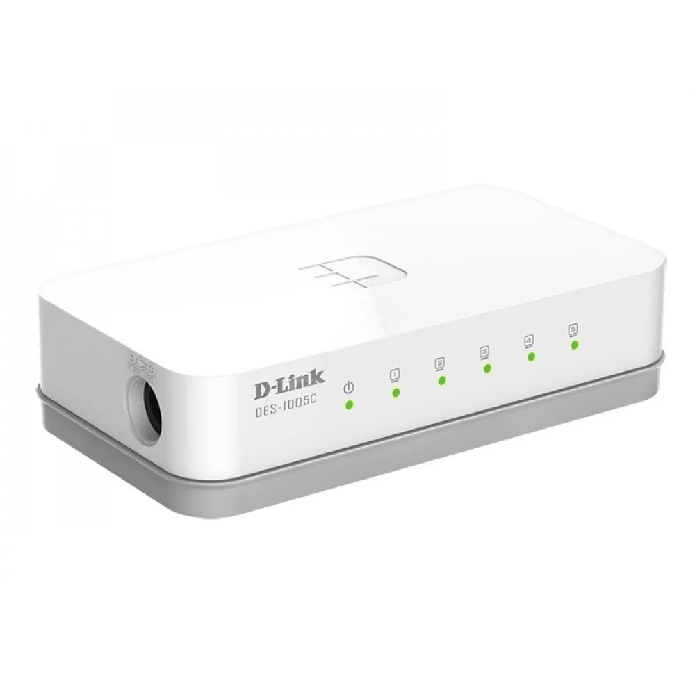D-LINK 5 PORT 10/100 Switch (DES-1005C)