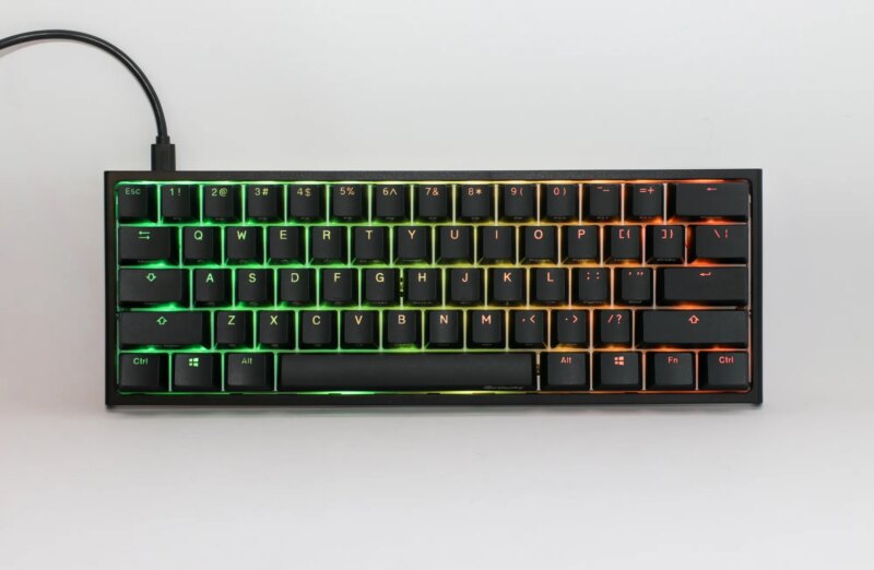 Ducky Keyboard One 2 Pro 60% Mechanical Keyboard; RGB; PBT Double Shot Keycaps  - Cherry Blue . (DKON2061ST-CUSPDAZT2)_1