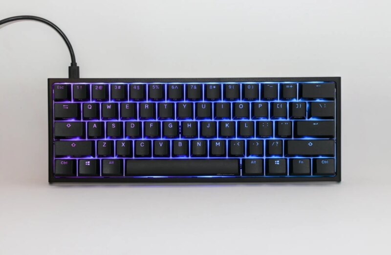 Ducky Keyboard One 2 Pro 60% Mechanical Keyboard; RGB; PBT Double Shot Keycaps   - Cherry Silver. (DKON2061ST-PUSPDAZT2)_2