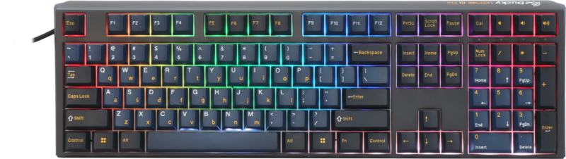 Ducky Keyboard One 3 Pro 100% Mechanical Keyboard; RGB; PBT Tripple Shot Keycaps  - Cherry MX2A Speed Silver. (DKON2308ST-CPUSPTCHNAZ001)_1