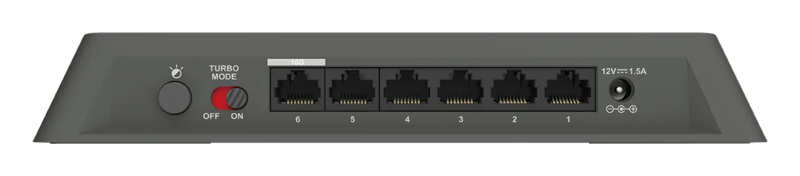 6-Port 2.5GE Unmanaged switch Turbocharged multi-gig switch for work or play; 5x 2.5GE LAN ports; 1x 10 Gbps port for NAS or Upl (DMS-106XT)_12
