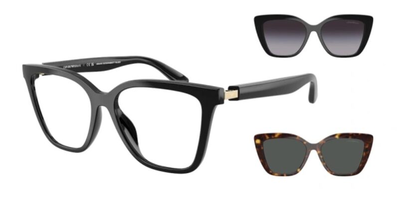 Emporio Armani Ea 4254u With Clip On (EA 4254U WITH CLIP ON_50171W_54) Women's EYEWEAR_main