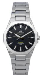 Casio Edifice Slim Line Black Dial Quartz EFR-S108D-1A 100M Men's Watch