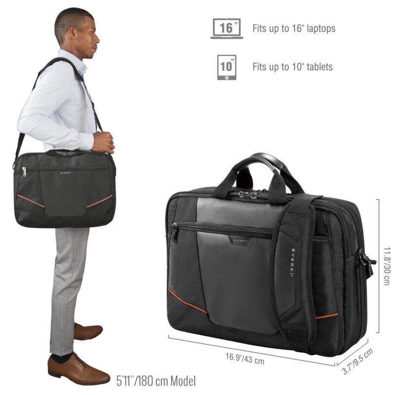 EVERKI EKB419 FLIGHT 16'' LAPTOP BRIEFCASE BAG (EKB419)_10