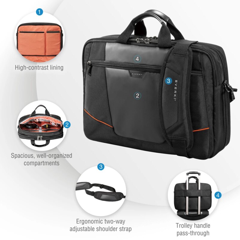 EVERKI EKB419 FLIGHT 16'' LAPTOP BRIEFCASE BAG (EKB419)_11