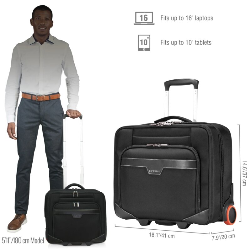 EVERKI EKB440 JOURNEY LAPTOP TROLLEY BAG - 11'' TO 16'' (EKB440) - Image 26