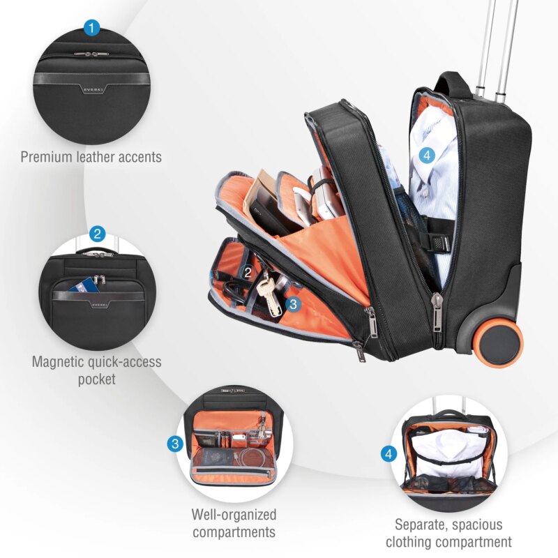 EVERKI EKB440 JOURNEY LAPTOP TROLLEY BAG - 11'' TO 16'' (EKB440) - Image 27