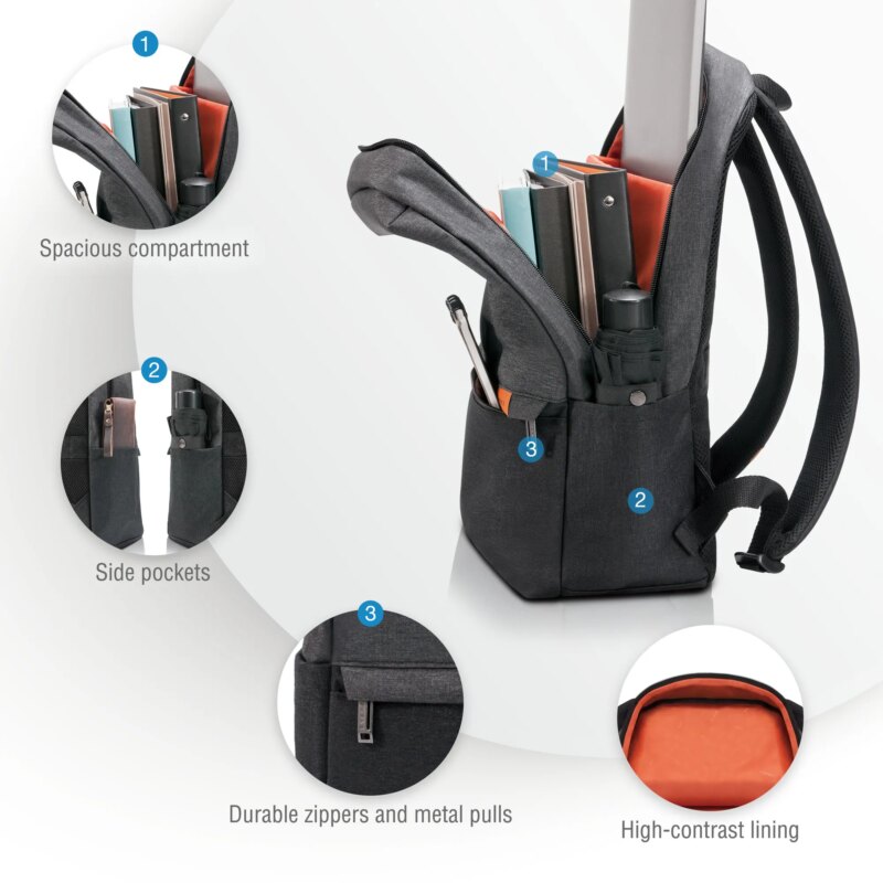 EVERKI 106 LIGHT LAPTOP BACKPACK 15.6''. (EKP106)_3