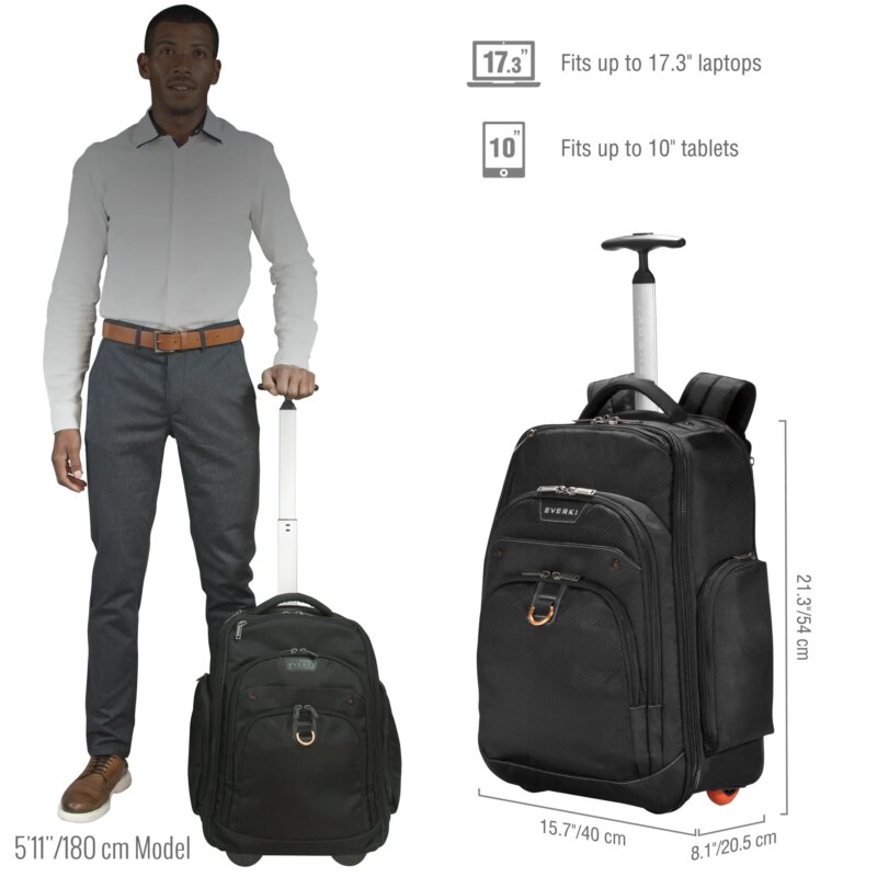 EVERKI EKP122 ATLAS WHEELED BACKPACK 13'' TO 17.3'' (EKP122)_9