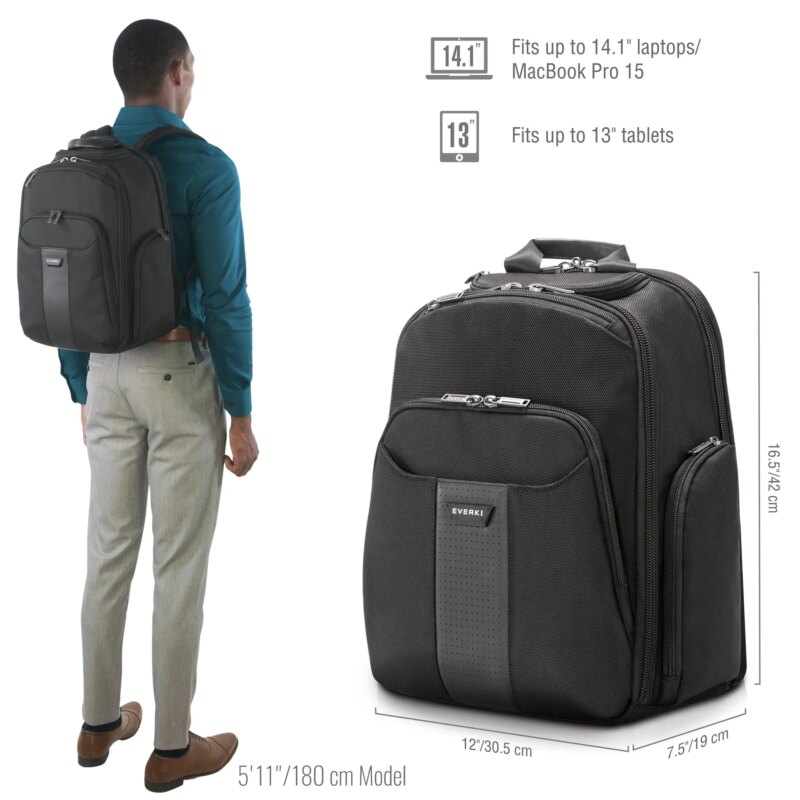 EVERKI EKP127B VERSA 2 15'' NOTEBOOK PACK (EKP127B) - Image 21