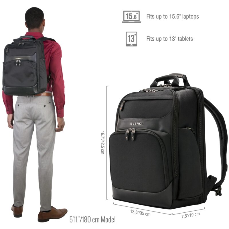 EVERKI EKP132 ONYX 15.6'' LAPTOP BACKPACK (EKP132) - Image 23