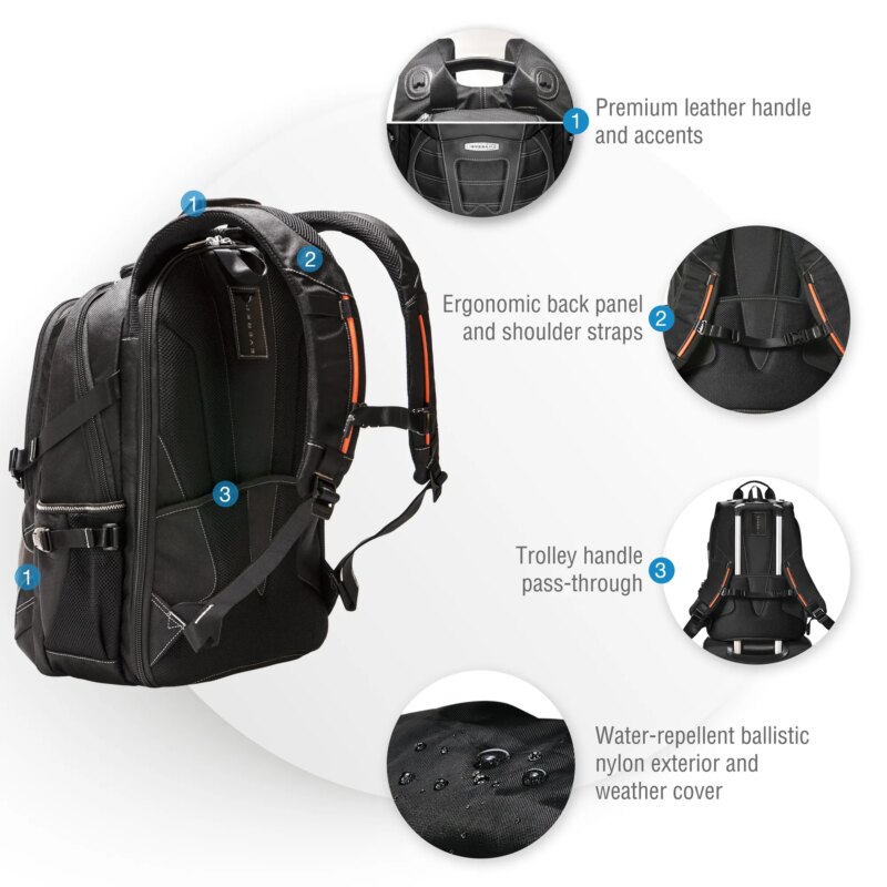 EVERKI EKP133B CONCEPT 2 17.3'' LAPTOP BACKPACK (EKP133B) - Image 29