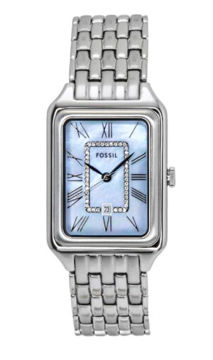 Fossil Raquel Stainless Steel Mother Of Pearl Dial Quartz ES5402 Women's Watch