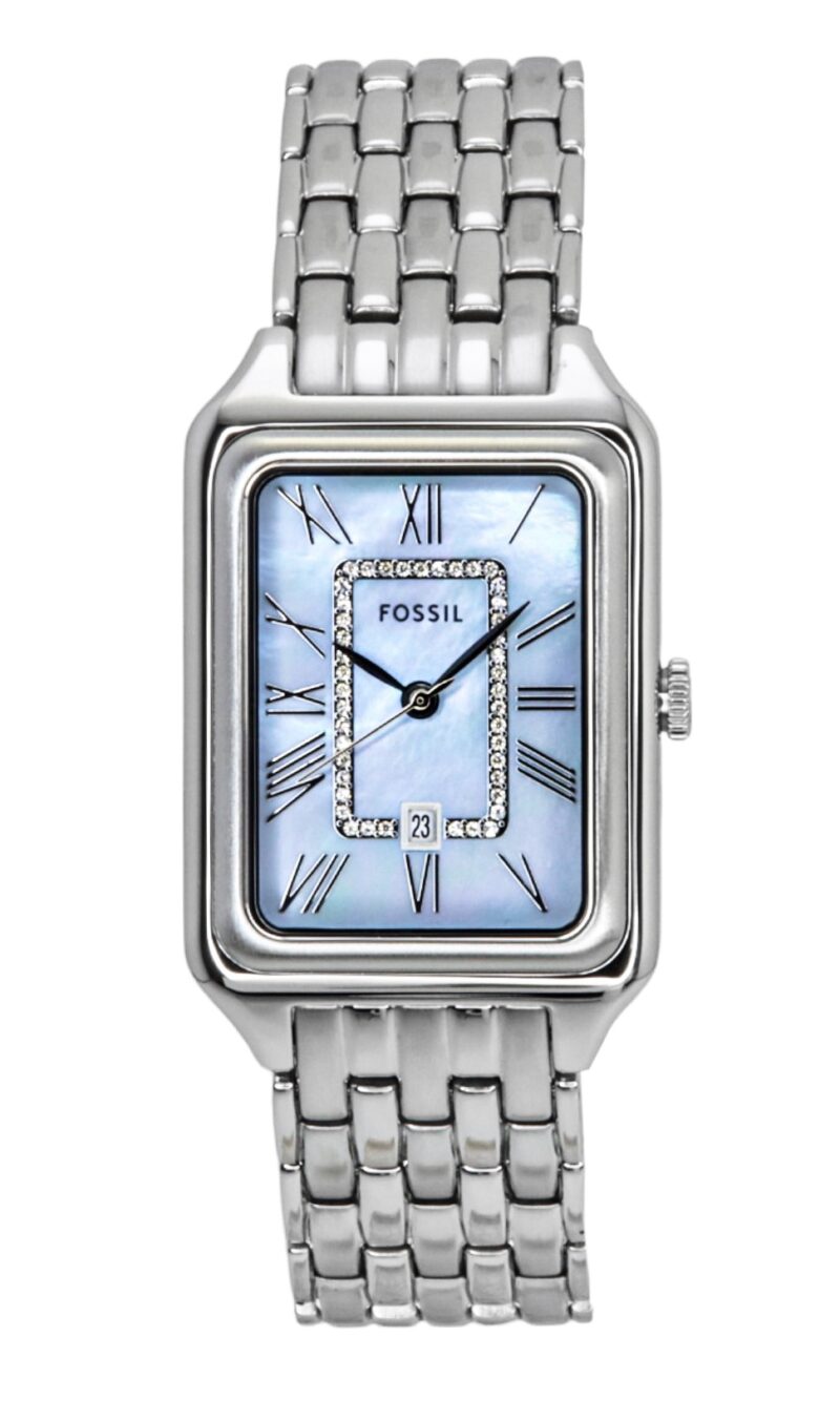 Fossil Raquel Stainless Steel Mother Of Pearl Dial Quartz ES5402 Women's Watch