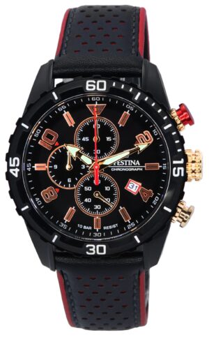 Festina Sport Chronograph Black Dial Quartz F20519-4 F205194