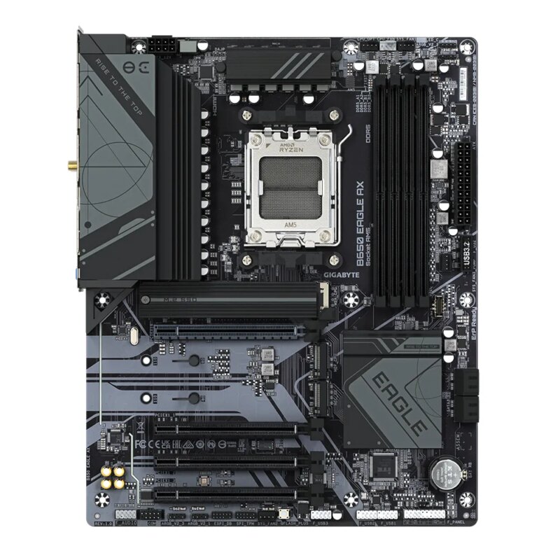 GIGABYTE AMD B650 EAGLE for AMD AM5; 4x Dual DDR5; 3x M2; HDMI; DP. (GA-B650-EAGLE-AX)_3