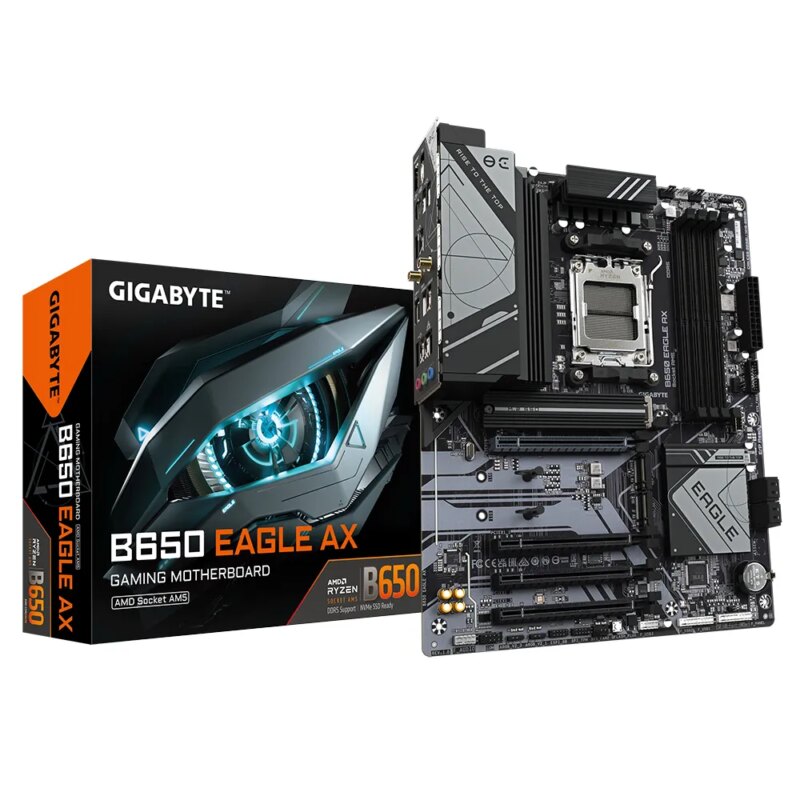 GIGABYTE AMD B650 EAGLE for AMD AM5; 4x Dual DDR5; 3x M2; HDMI; DP. (GA-B650-EAGLE-AX)_4